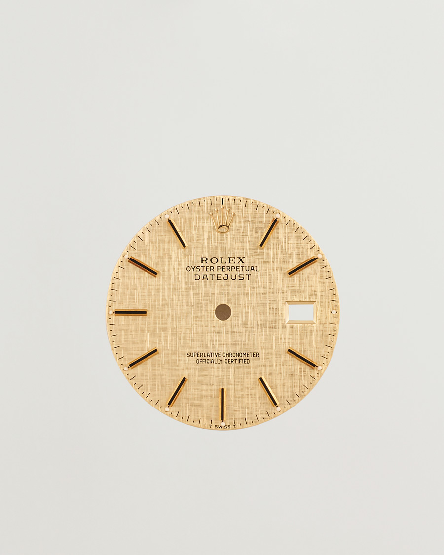 Uomini | Pre-owned Accessori | Rolex Pre-Owned | Rolex Datejust 5 ref Linen Dial