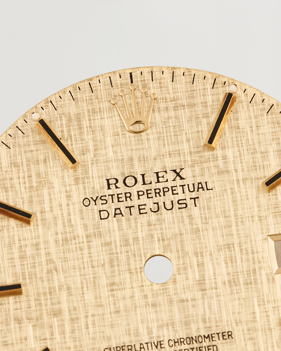 Uomini | Pre-owned Accessori | Rolex Pre-Owned | Rolex Datejust 5 ref Linen Dial