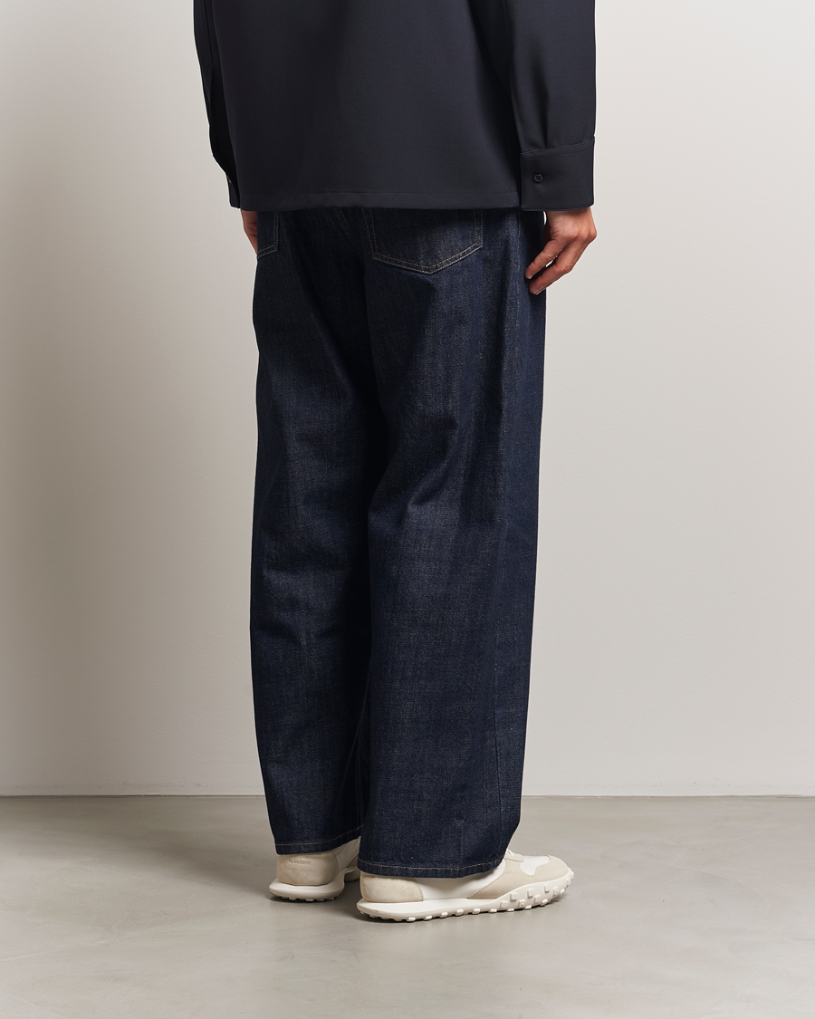 Uomini | Pantaloni | Jil Sander | Loose Fit 5-Pocket Pants Dark Indigo
