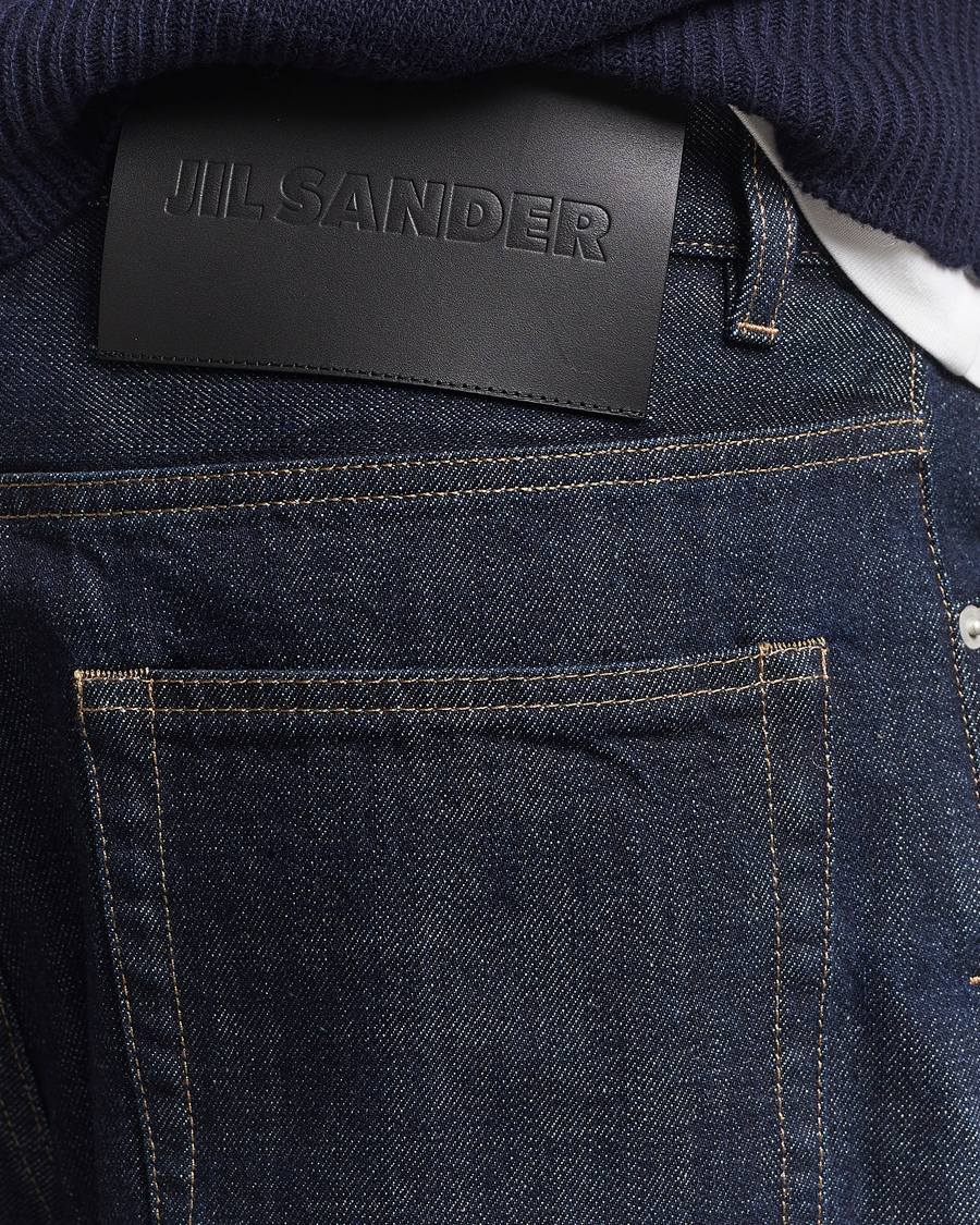 Uomini | Pantaloni | Jil Sander | Loose Fit 5-Pocket Pants Dark Indigo