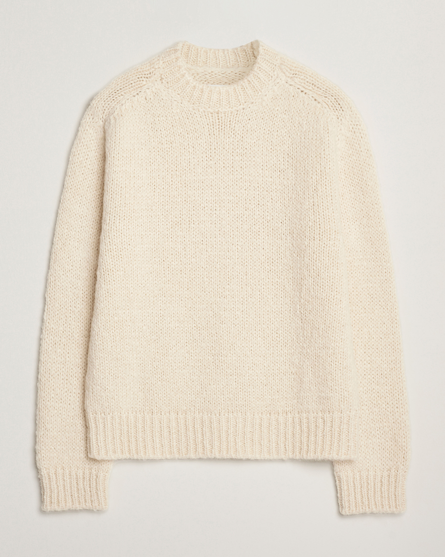 Uomini | Maglieria | Jil Sander | Mohair Sweater Chalk