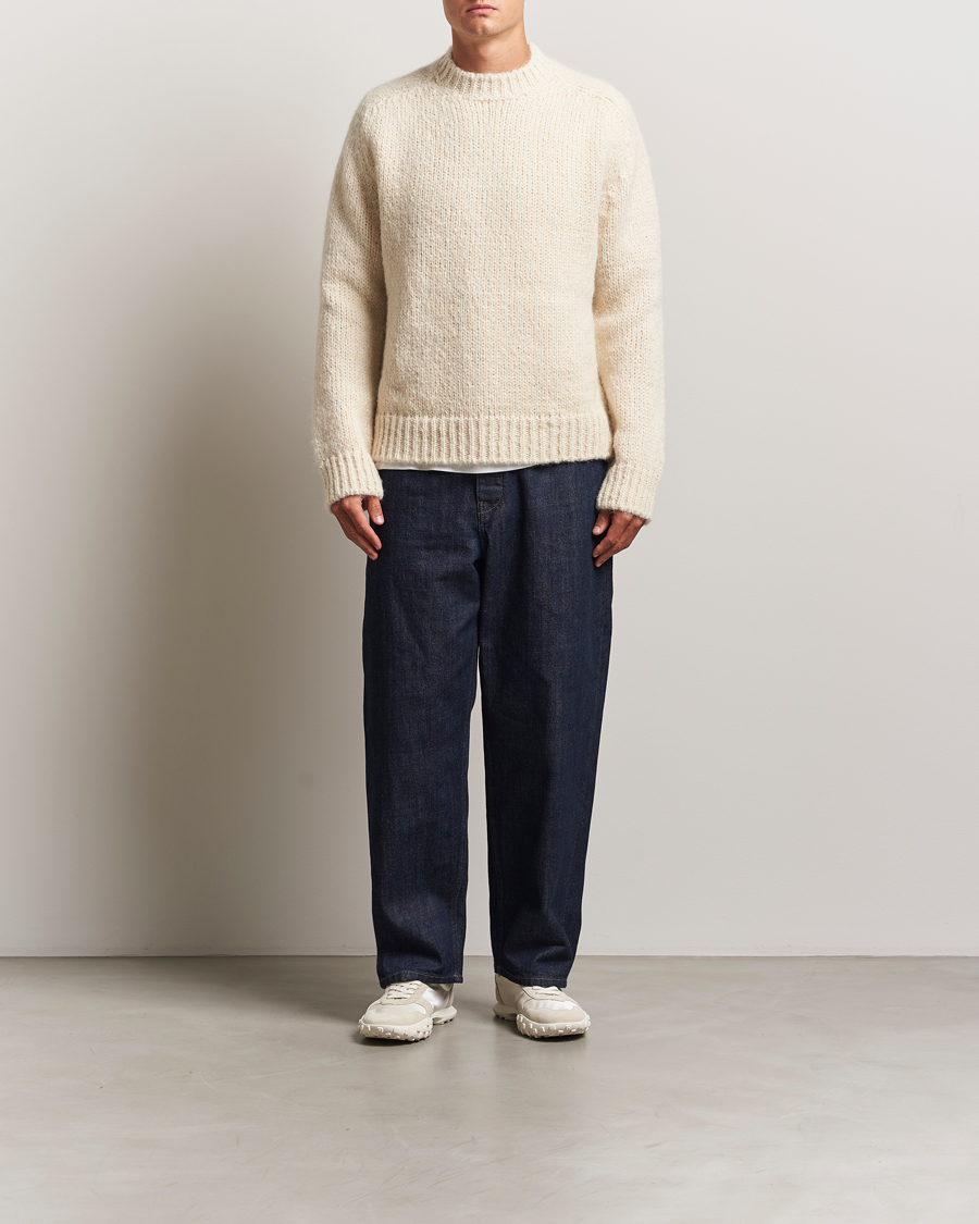 Uomini | Maglieria | Jil Sander | Mohair Sweater Chalk