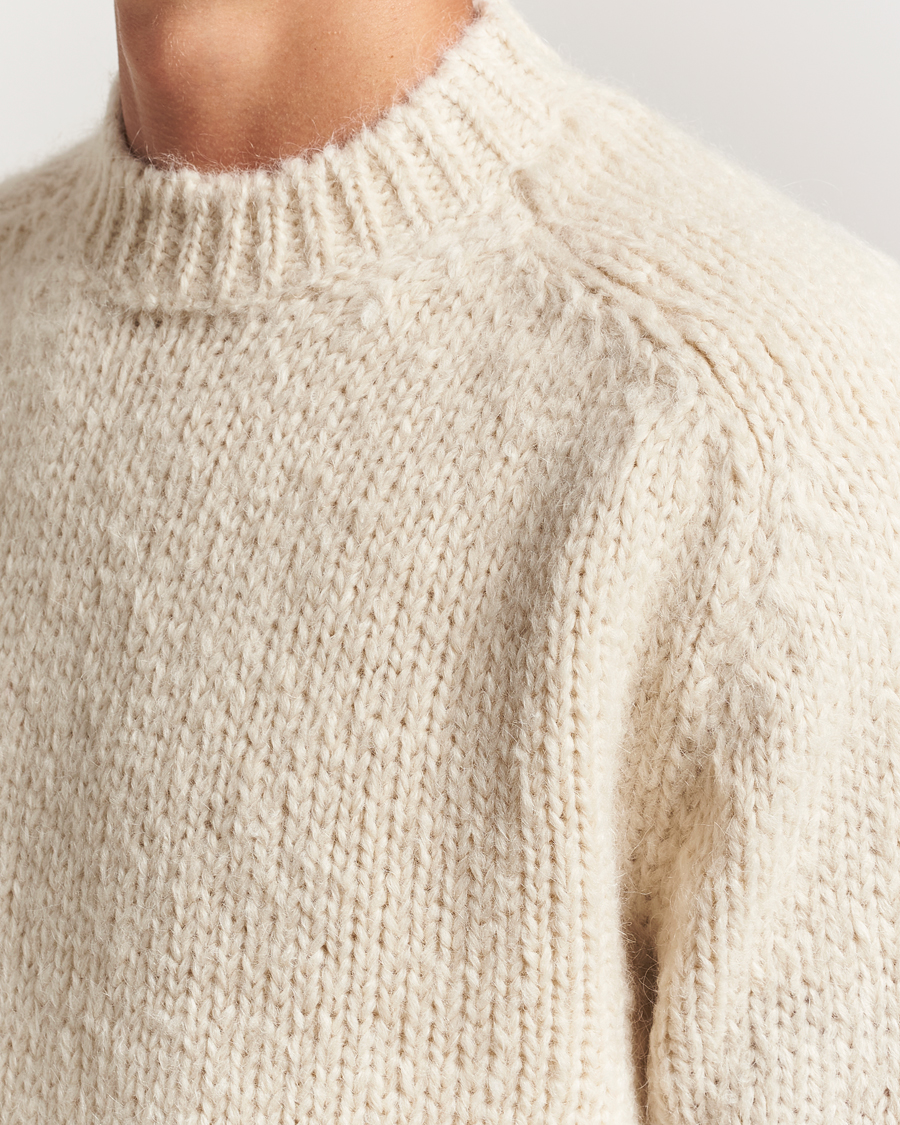 Uomini | Maglieria | Jil Sander | Mohair Sweater Chalk