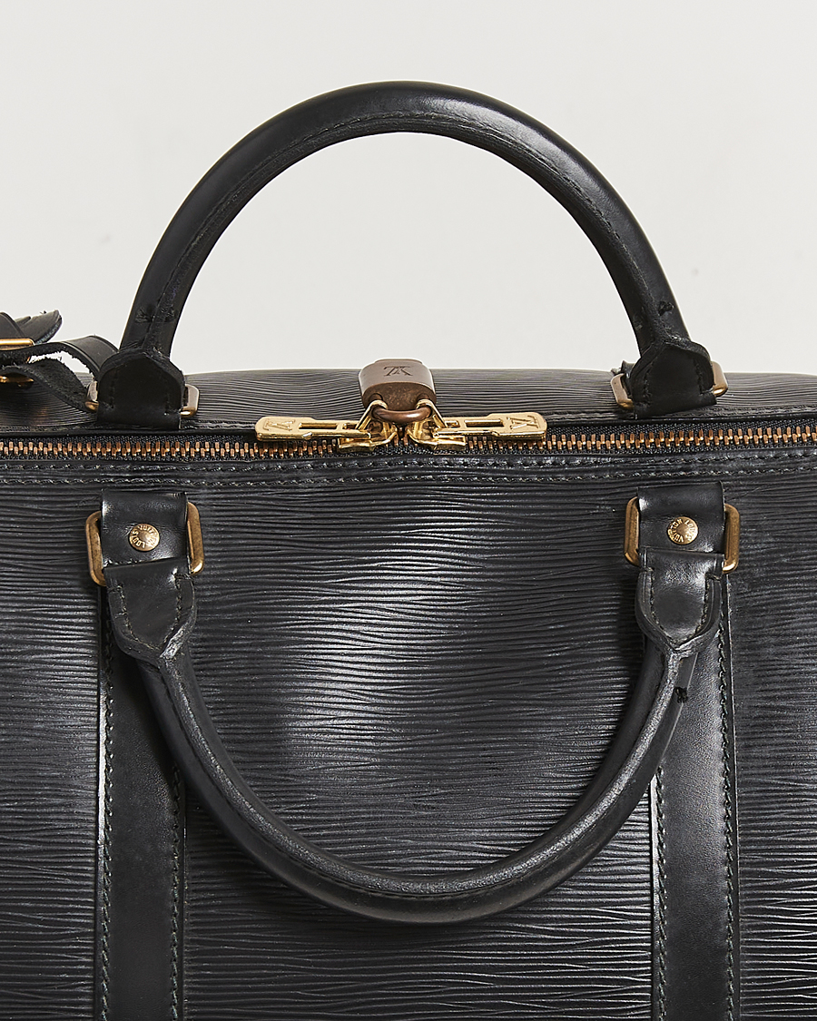 Uomini | Louis Vuitton Pre-Owned Keepall 60 Epi Leather Black | Louis Vuitton Pre-Owned | Keepall 60 Epi Leather Black