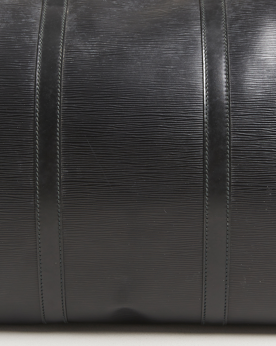 Uomini | Louis Vuitton Pre-Owned Keepall 60 Epi Leather Black | Louis Vuitton Pre-Owned | Keepall 60 Epi Leather Black
