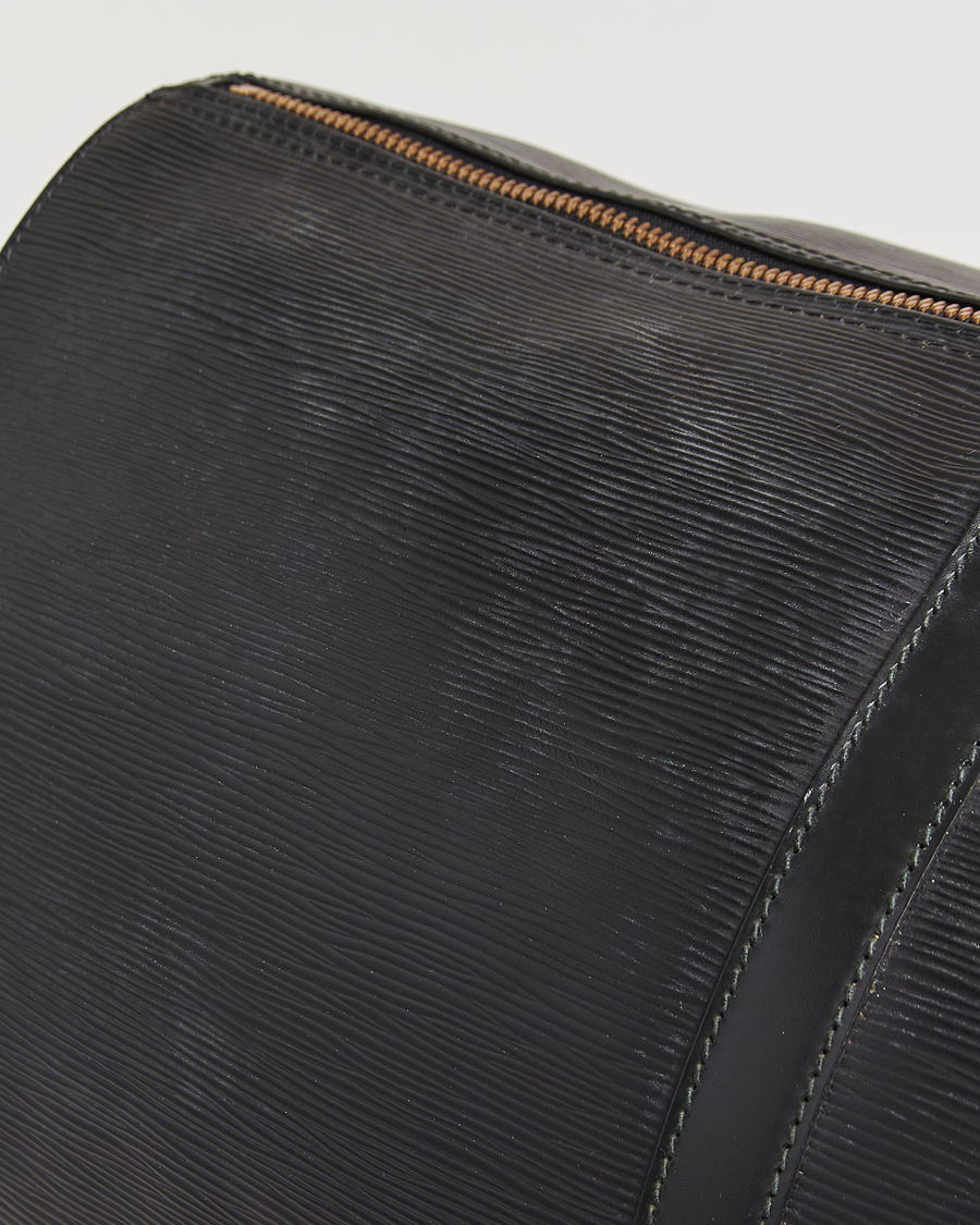 Uomini | Louis Vuitton Pre-Owned Keepall 60 Epi Leather Black | Louis Vuitton Pre-Owned | Keepall 60 Epi Leather Black