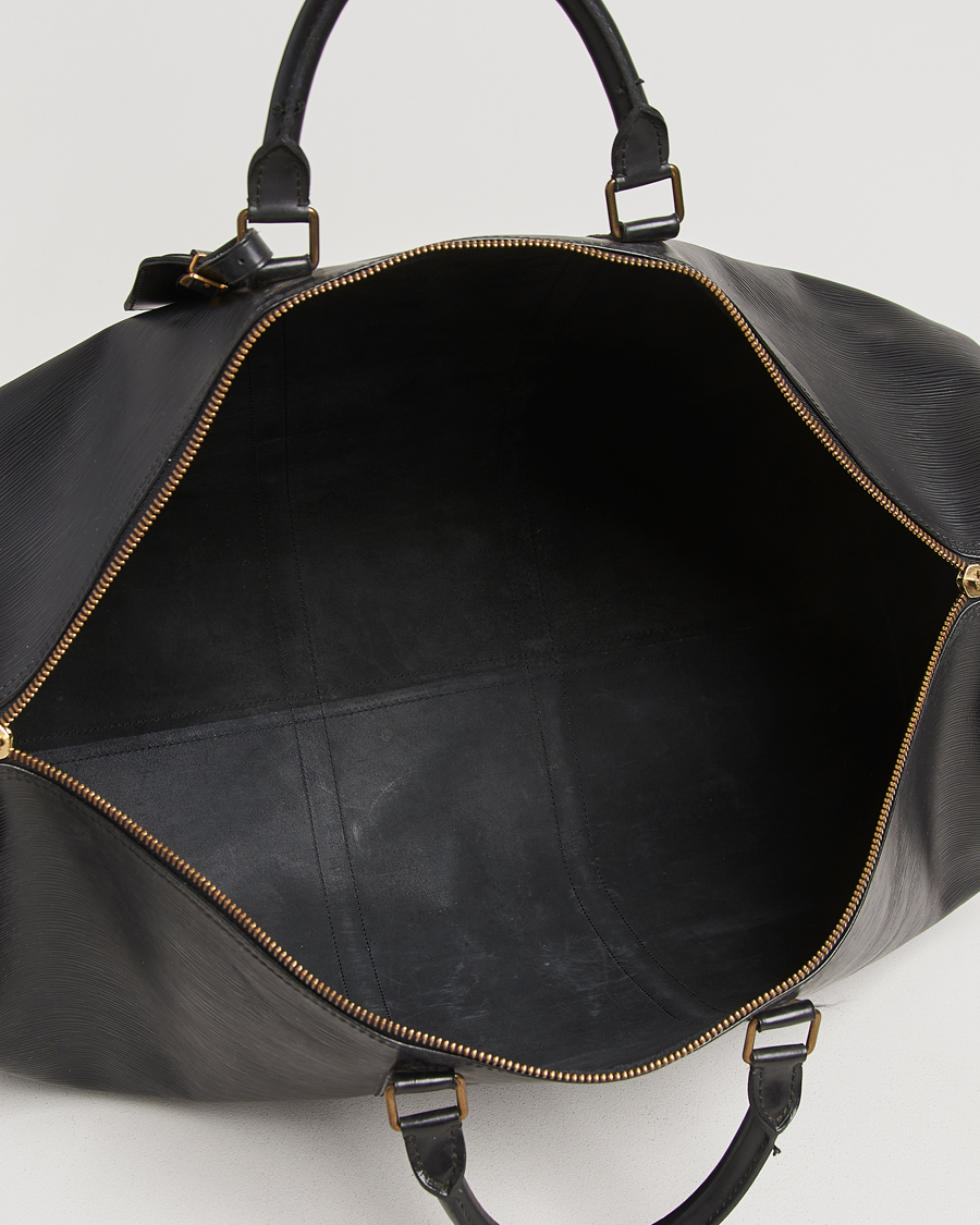Uomini | Louis Vuitton Pre-Owned Keepall 60 Epi Leather Black | Louis Vuitton Pre-Owned | Keepall 60 Epi Leather Black
