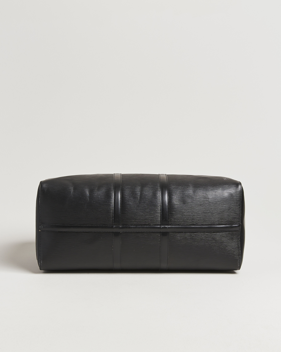 Uomini | Louis Vuitton Pre-Owned Keepall 55 Epi Leather Black | Louis Vuitton Pre-Owned | Keepall 55 Epi Leather Black