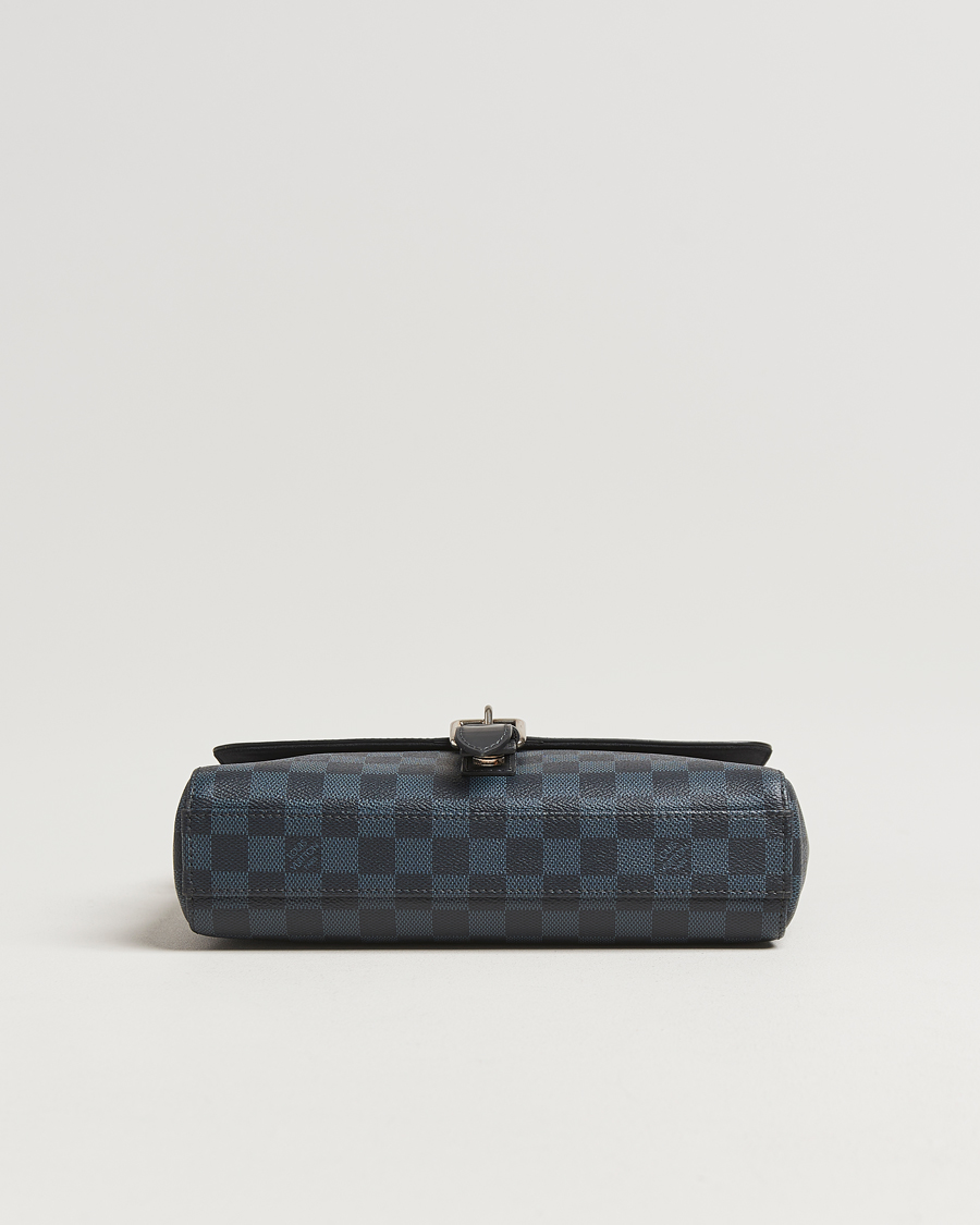 Uomini | Pre-Owned & Vintage Bags | Louis Vuitton Pre-Owned | Newport Messenger PM Damier Cobalt