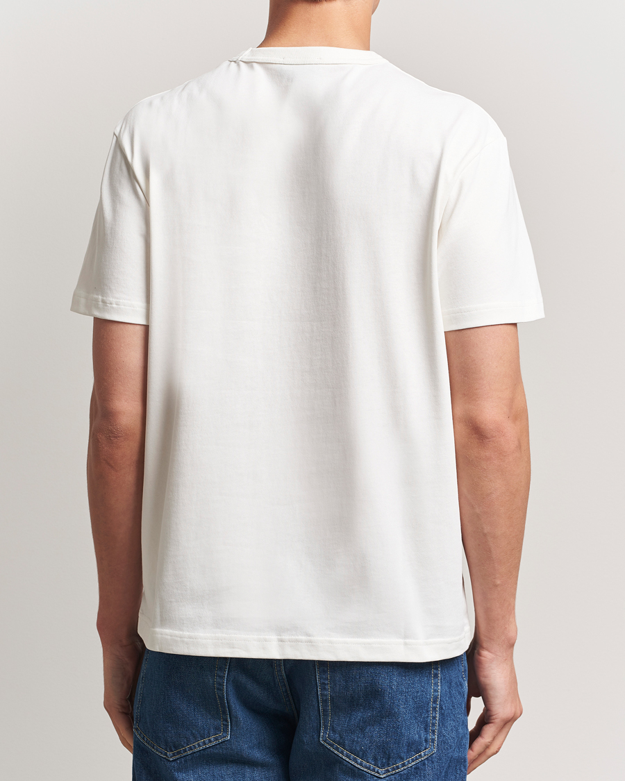 Uomini | T-shirt | A.P.C. | Boxy Fit Petit VPC T-Shirt White/Dark Navy