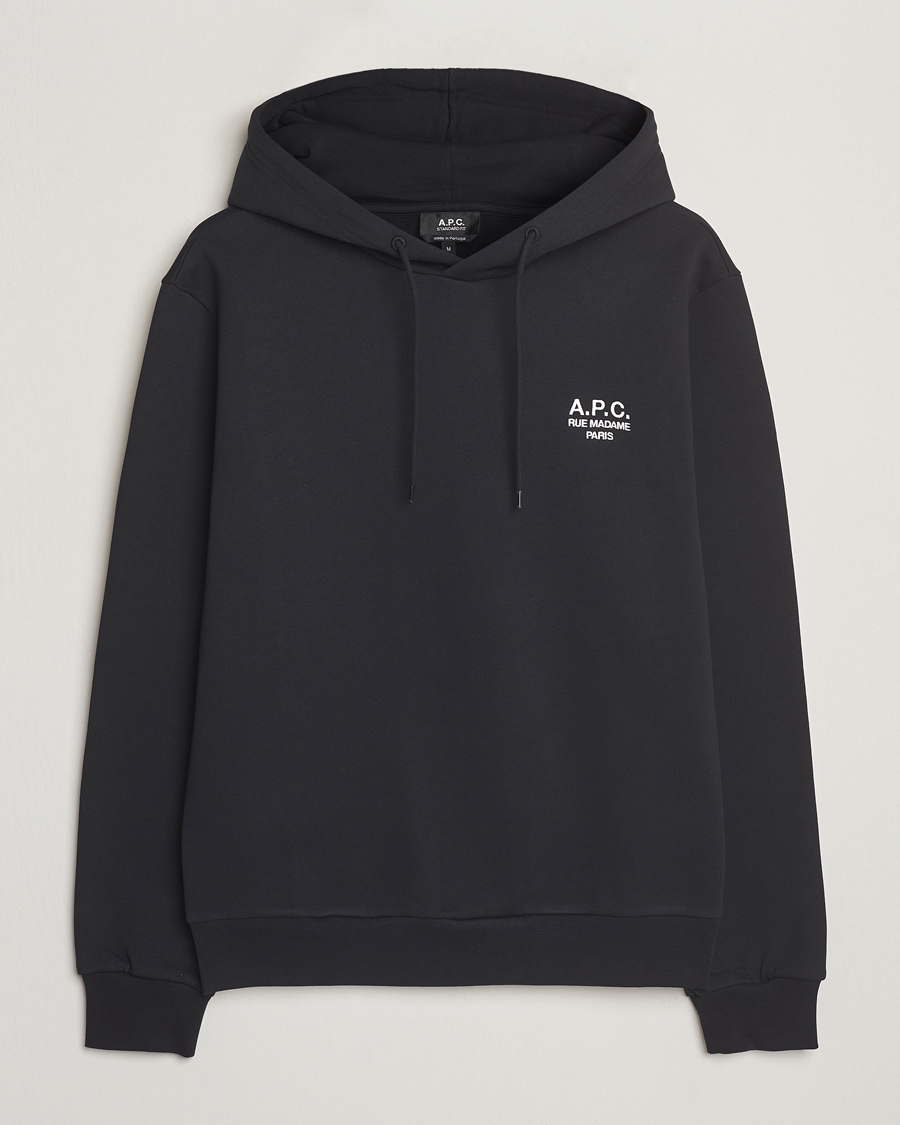 Uomini | Maglieria | A.P.C. | Rue Madame Hoodie Black/White