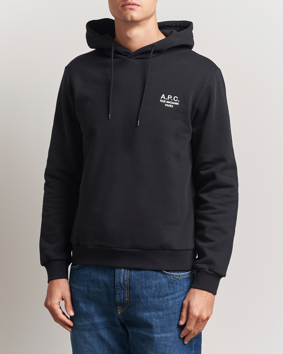 Uomini | Maglieria | A.P.C. | Rue Madame Hoodie Black/White