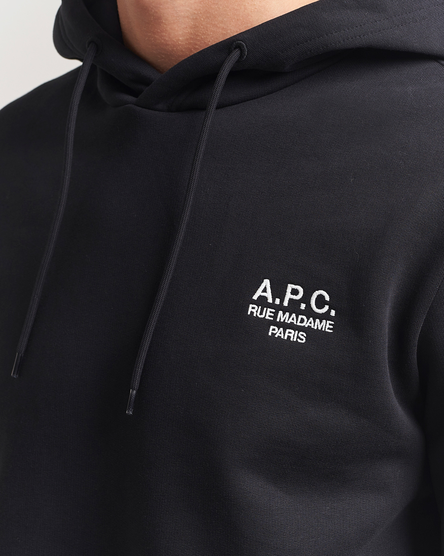 Uomini | Maglieria | A.P.C. | Rue Madame Hoodie Black/White