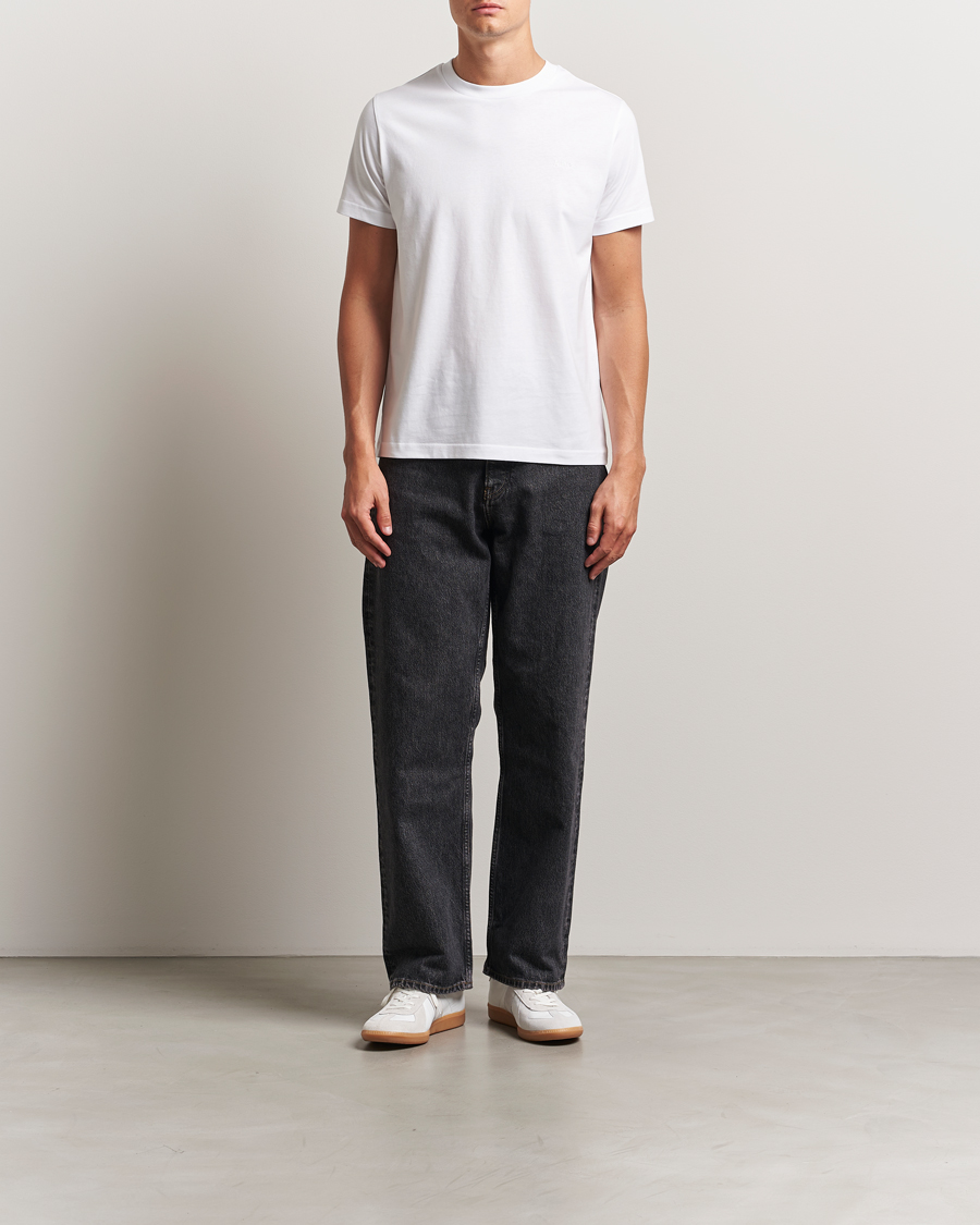 Uomini | T-shirt | A.P.C. | Embroidered APC T-Shirt White