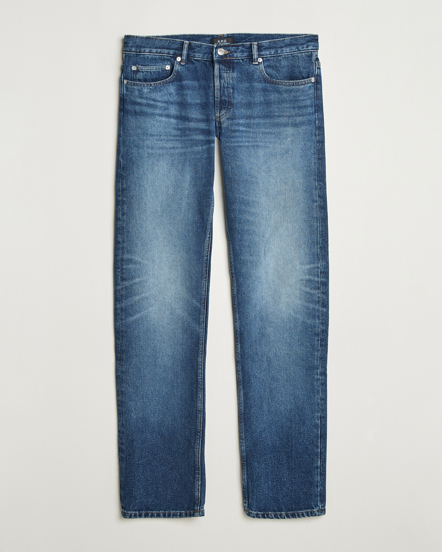 Uomini | Pantaloni | A.P.C. | New Standard Jeans Washed Indigo