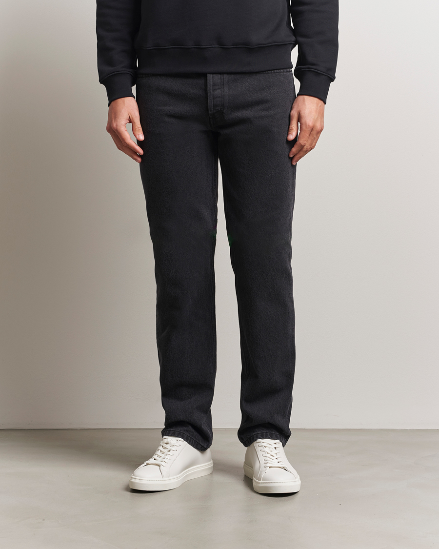 Uomini | Pantaloni | A.P.C. | New Standard Jeans Washed Black