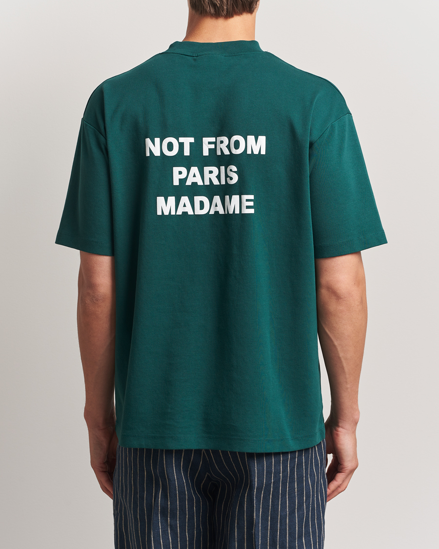 Uomini | T-shirt | Drôle de Monsieur | Slogan T-Shirt Dark Green
