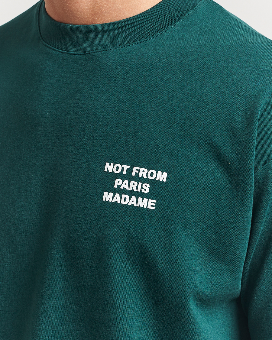 Uomini | T-shirt | Drôle de Monsieur | Slogan T-Shirt Dark Green