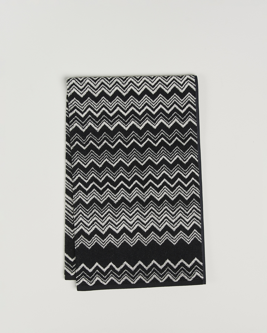 Uomini | Tessuti | Missoni Home | Keith Bath Towel 70x115cm Black/White