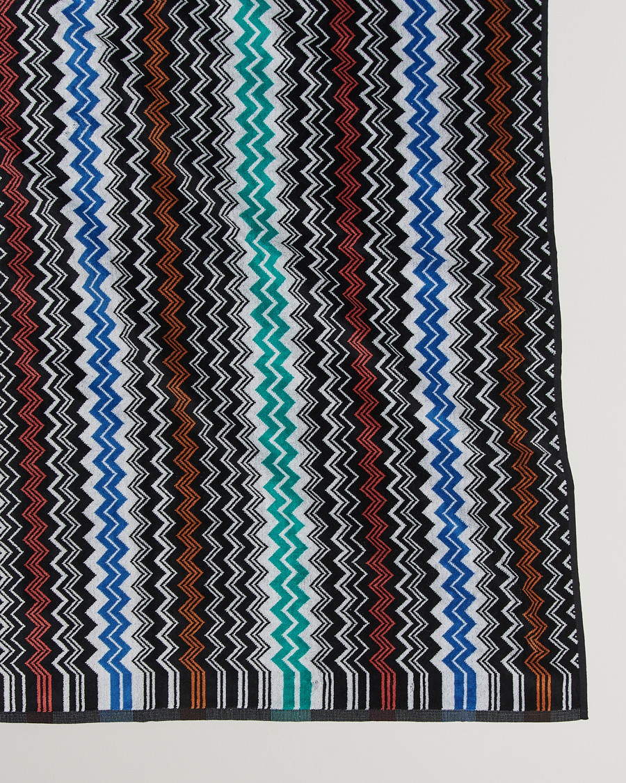 Uomini | Tessuti | Missoni Home | Neoclassic Bath Towel 70x115cm Black Multi