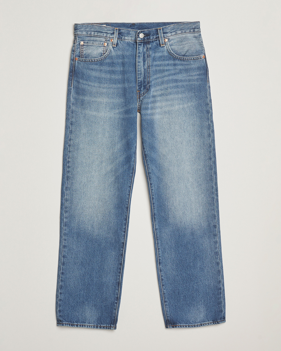Uomini | Jeans | Levi's | 555 Relaxed Straight Jeans Indigo Champion