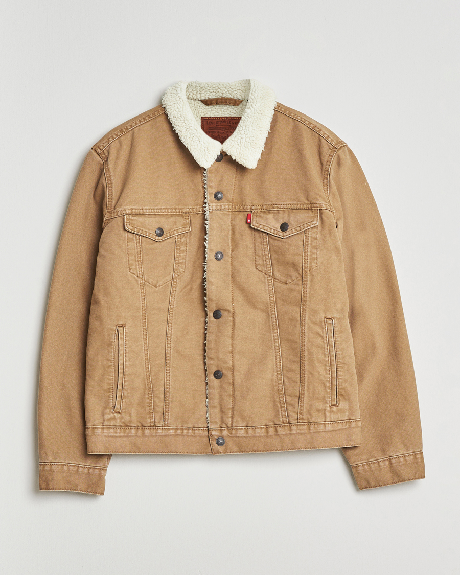 Uomini | Giacche | Levi's | Type 3 Sherpa Trucker Ermine Brown