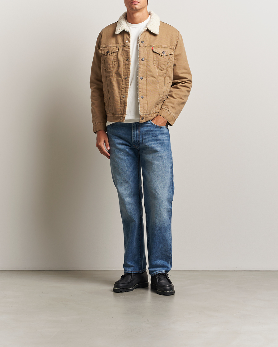Uomini | Giacche | Levi's | Type 3 Sherpa Trucker Ermine Brown