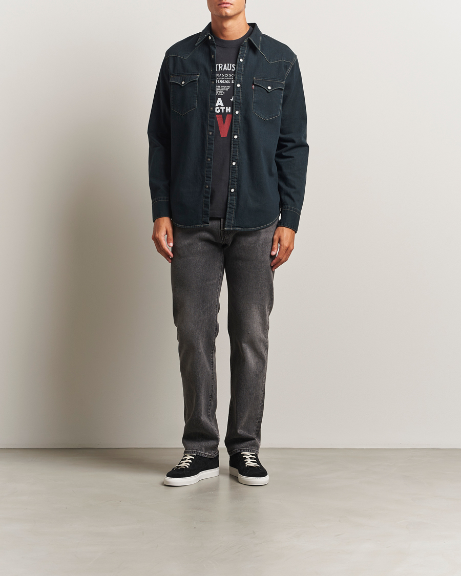 Uomini | Camicie | Levi's | Barstow Western Standard Shirt Washed Black
