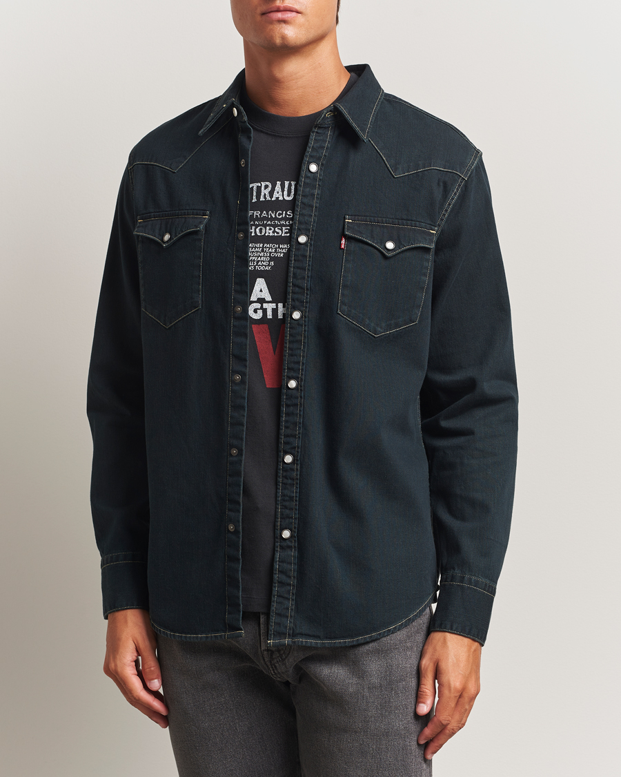 Uomini | Camicie | Levi's | Barstow Western Standard Shirt Washed Black