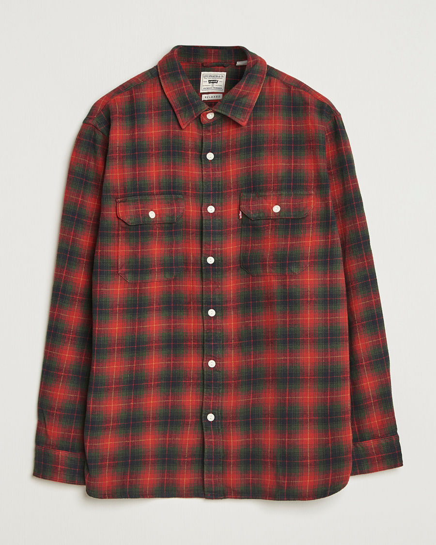 Uomini | Camicie | Levi's | Jackson Worker Shirt Rythmic Red