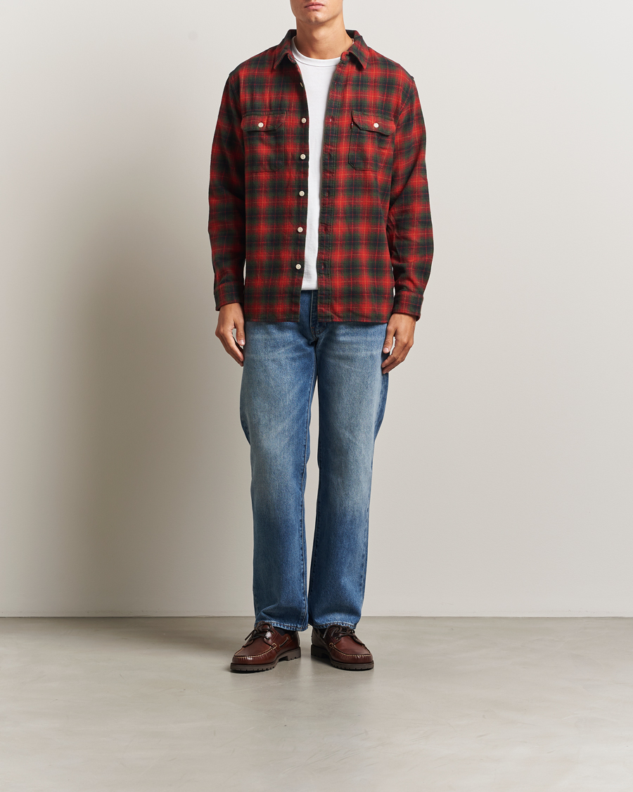 Uomini | Camicie | Levi's | Jackson Worker Shirt Rythmic Red
