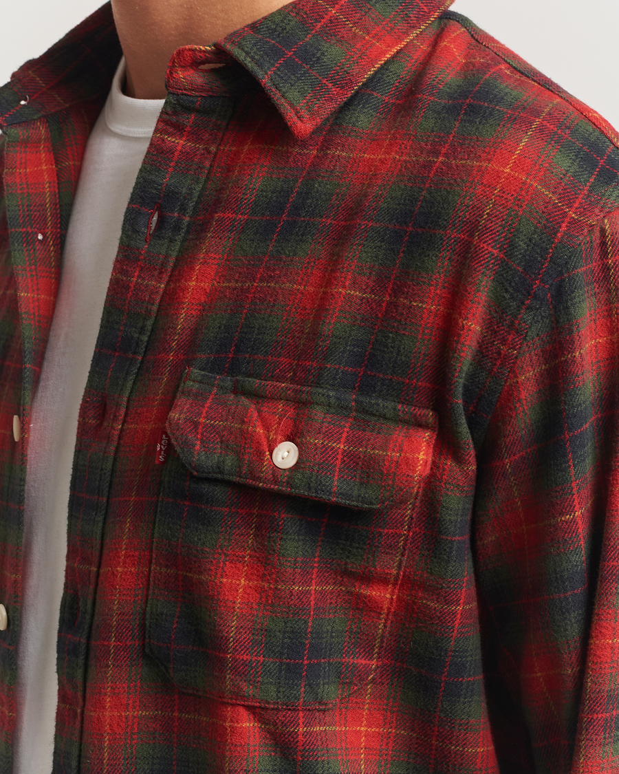 Uomini | Camicie | Levi's | Jackson Worker Shirt Rythmic Red