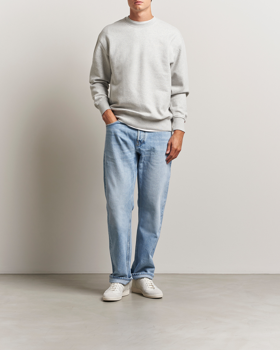 Uomini | Maglieria | Levi's | Authentic Crew Neck Sweatshirt Light Grey Heather