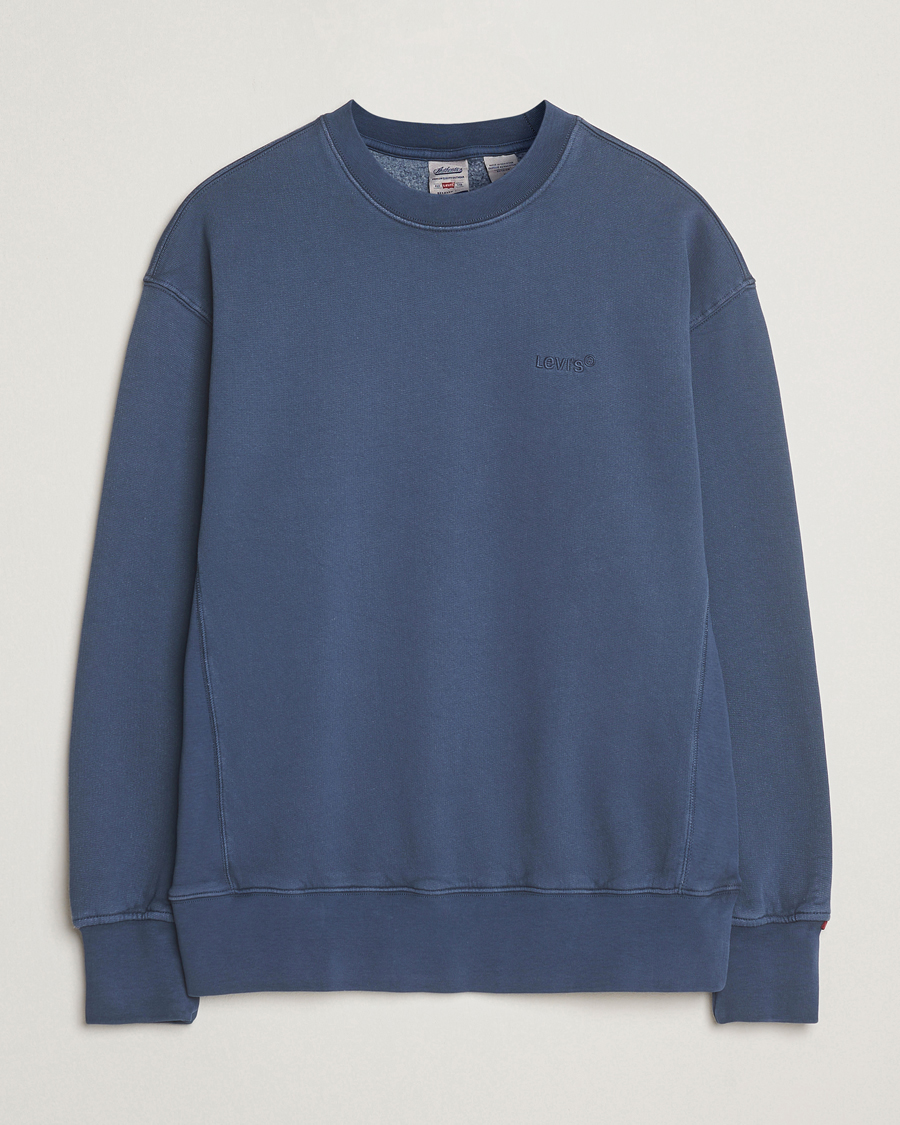 Uomini | Maglieria | Levi's | Authentic Crew Neck Sweatshirt Sargasso Sea