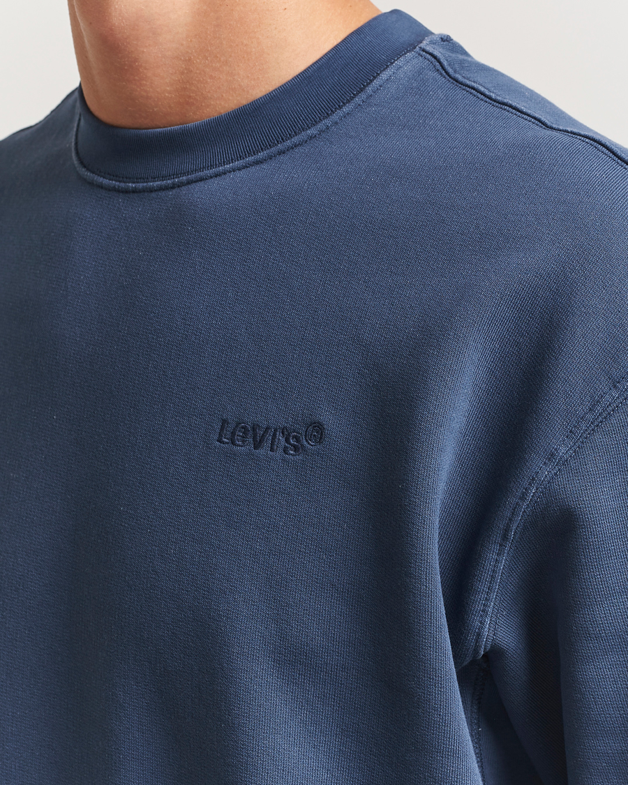 Uomini | Maglieria | Levi's | Authentic Crew Neck Sweatshirt Sargasso Sea