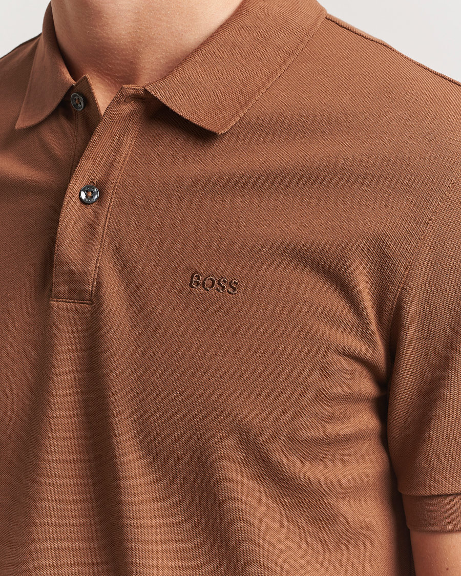 Uomini | Polo | BOSS BLACK | Pallas Polo Medium Brown