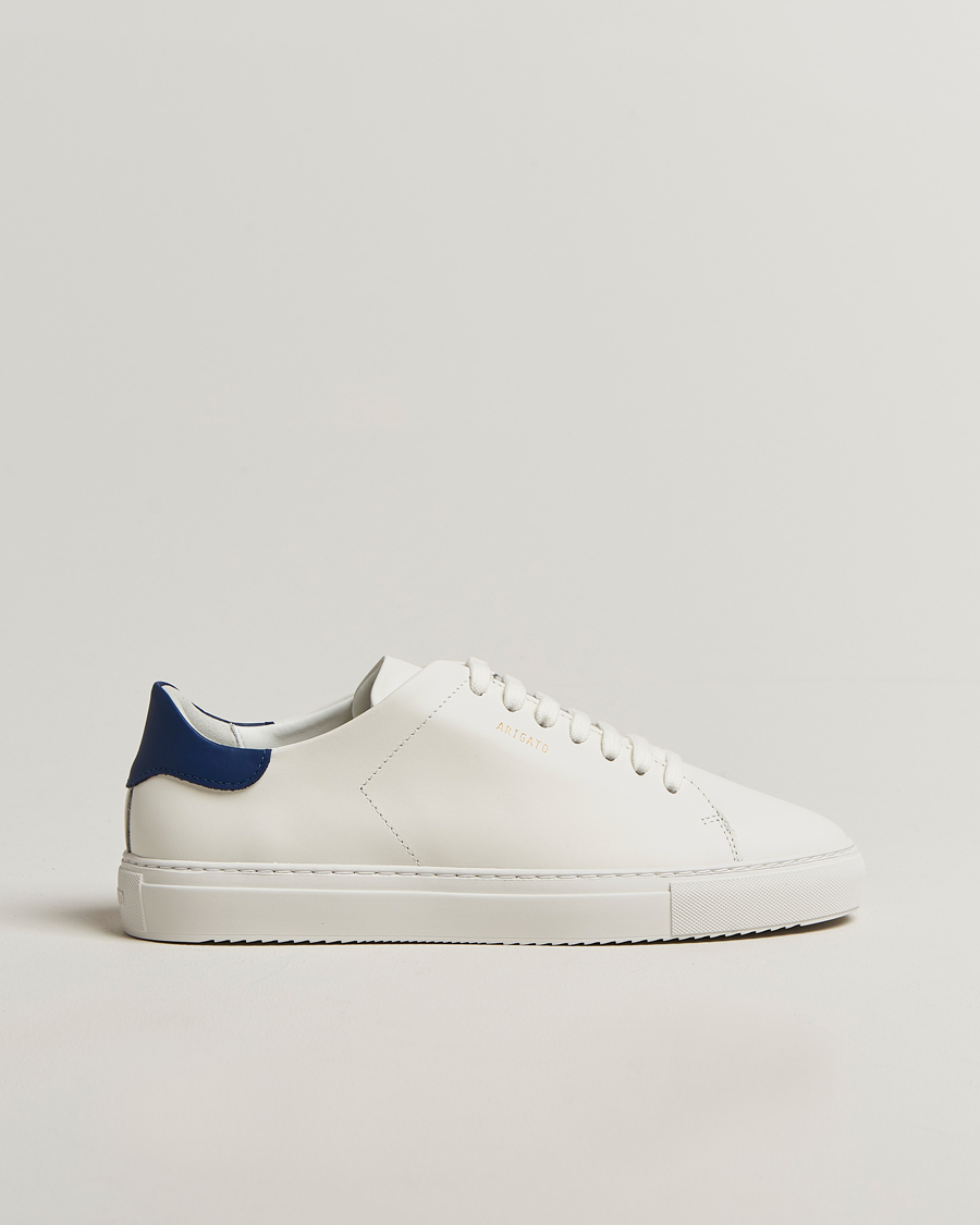 Uomini | Axel Arigato Clean 90 Sneaker White/Blue | Axel Arigato | Clean 90 Sneaker White/Blue