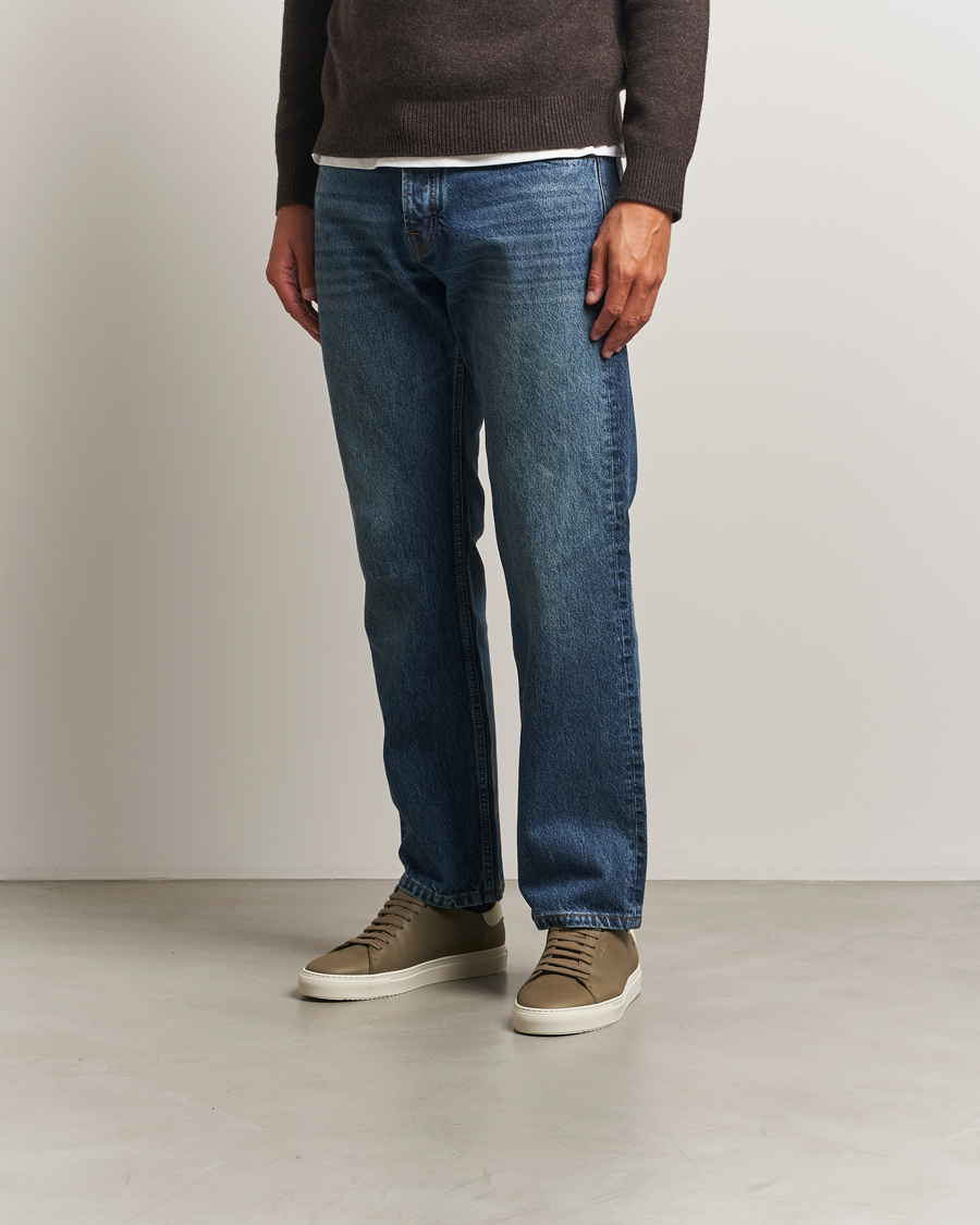 Uomini | Axel Arigato Clean 90 Nubuck Sneaker Dark Green/Light Beige | Axel Arigato | Clean 90 Nubuck Sneaker Dark Green/Light Beige