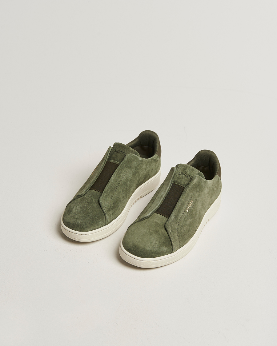 Uomini | Sneakers | Axel Arigato | Dice Laceless Suede Sneaker Dark Green