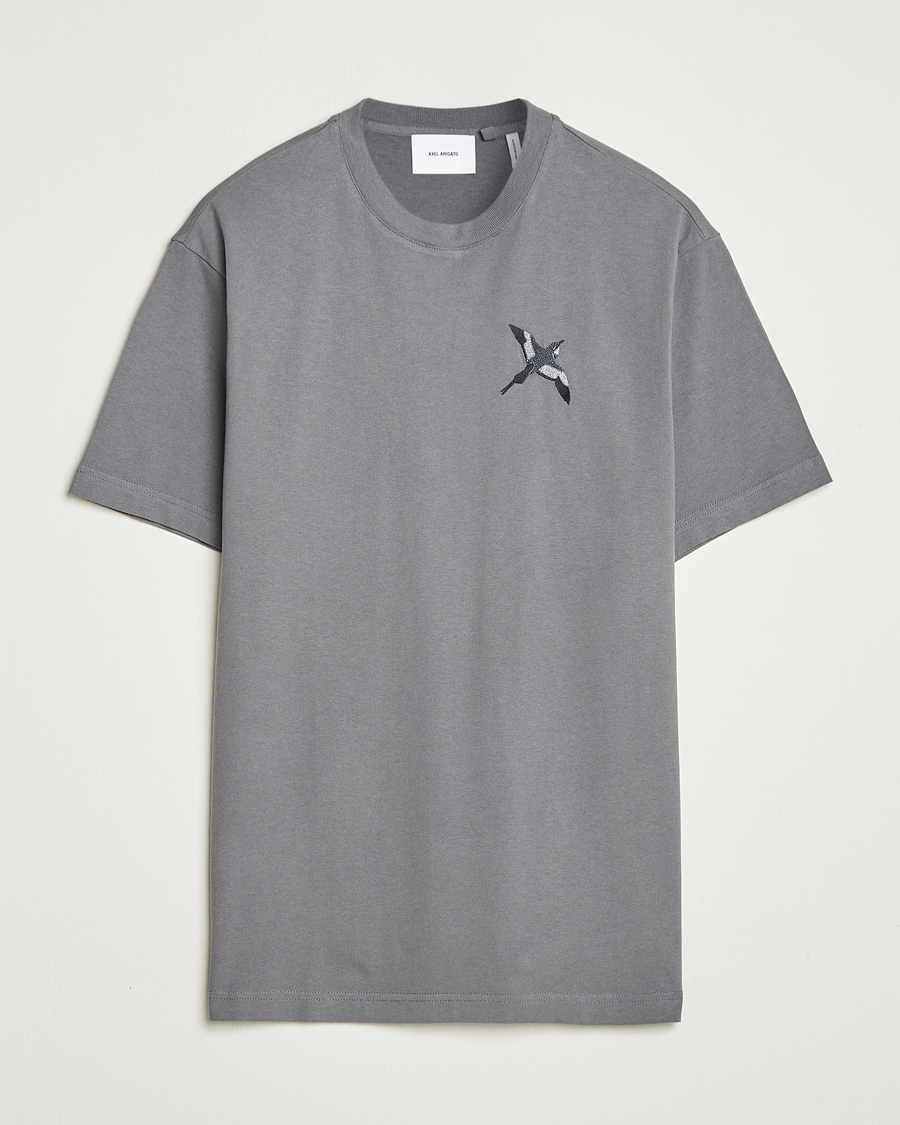 Uomini | T-shirt | Axel Arigato | Micro Bee Bird T-Shirt Steel Grey