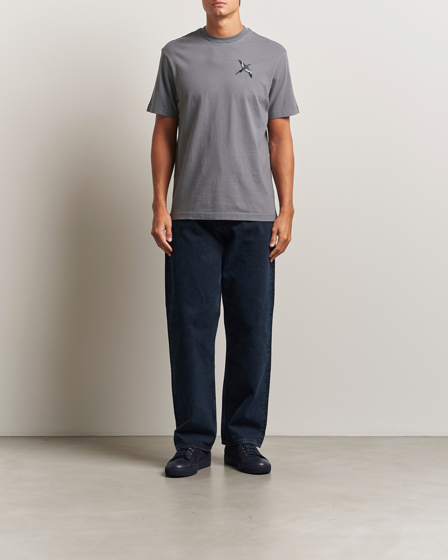 Uomini | T-shirt | Axel Arigato | Micro Bee Bird T-Shirt Steel Grey