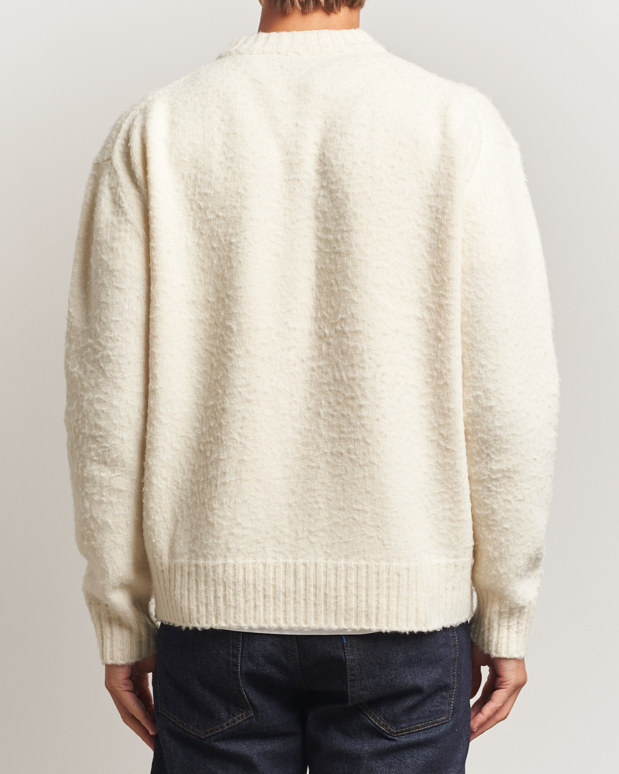 Uomini | Maglieria | Axel Arigato | Miles Bouclé Knitted Sweater Off White