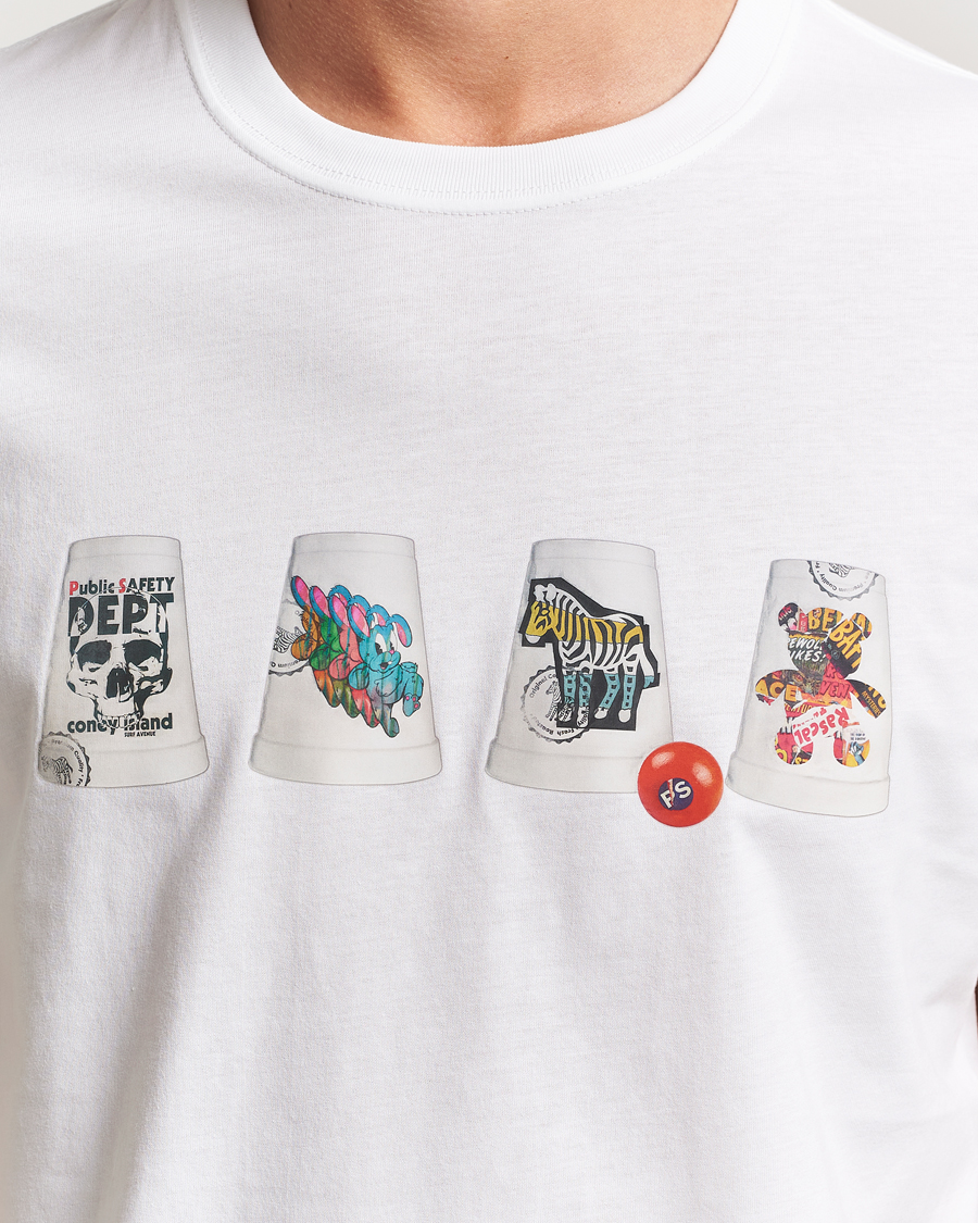 Uomini | T-shirt | PS Paul Smith | Cups Crew Neck T-Shirt White