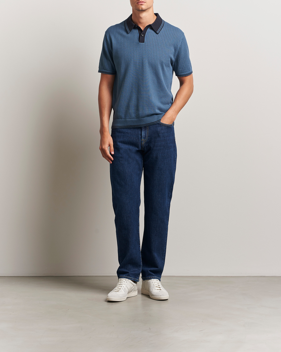 Uomini | Polo | PS Paul Smith | Knitted Polo Blue