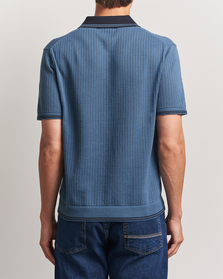 Uomini | Polo | PS Paul Smith | Knitted Polo Blue