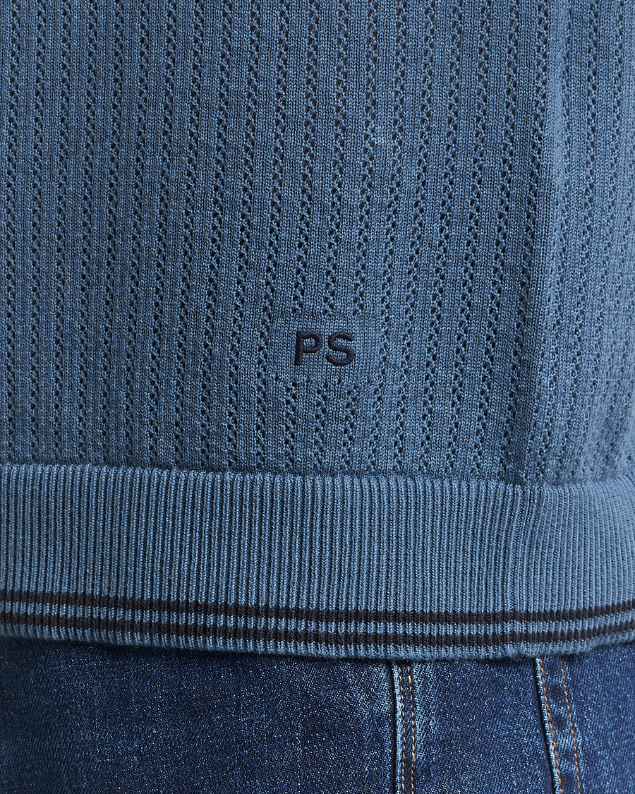 Uomini | Polo | PS Paul Smith | Knitted Polo Blue