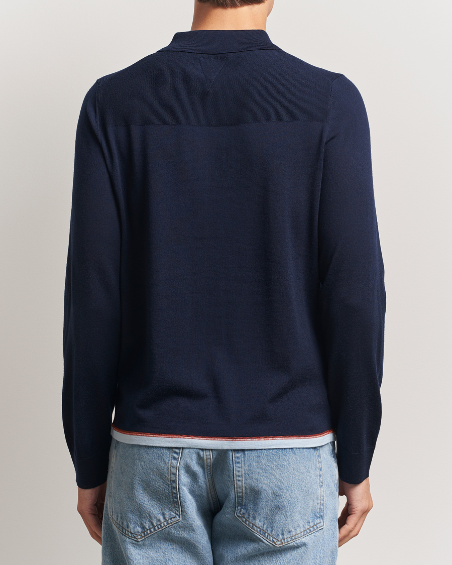 Uomini | Maglieria | PS Paul Smith | Merino Knitted Full Zip Navy