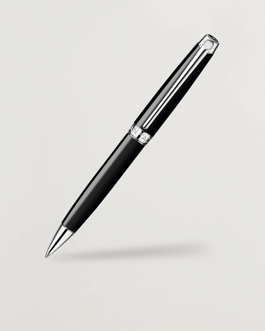 Uomini | Penne | Caran d'Ache | Caran d' Ache Léman Ballpoint Pen Ebony Black/Silver Plated