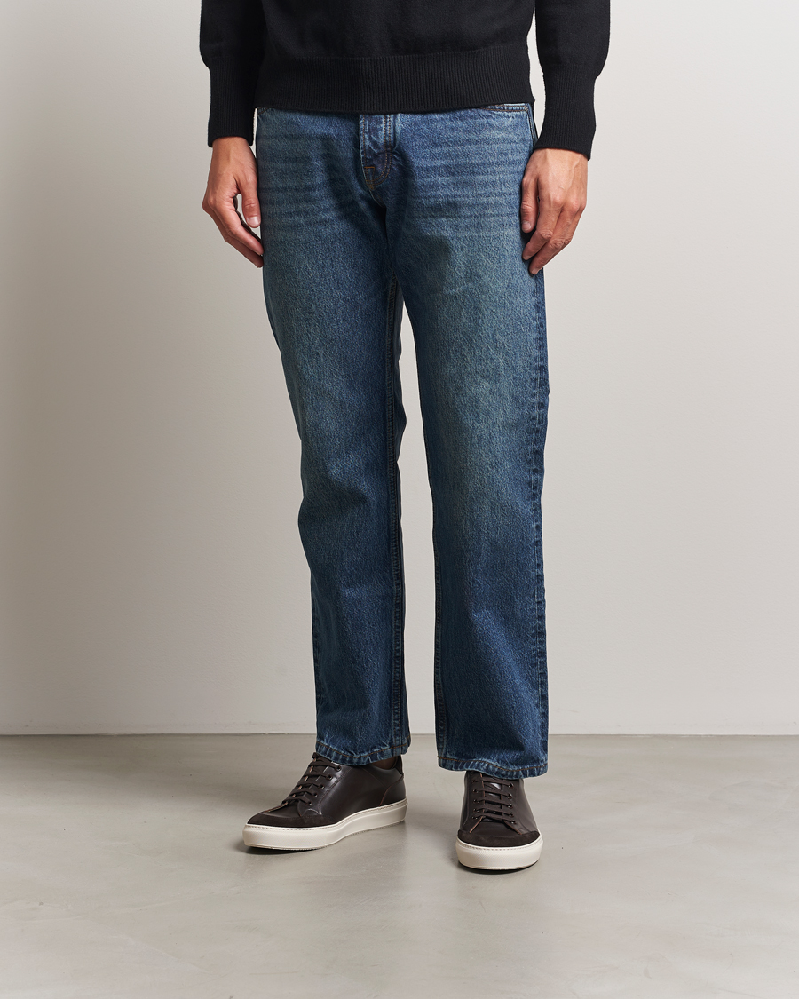 Uomini | Sneakers | Sweyd | Center Leather/Suede Sneakers Dark Brown