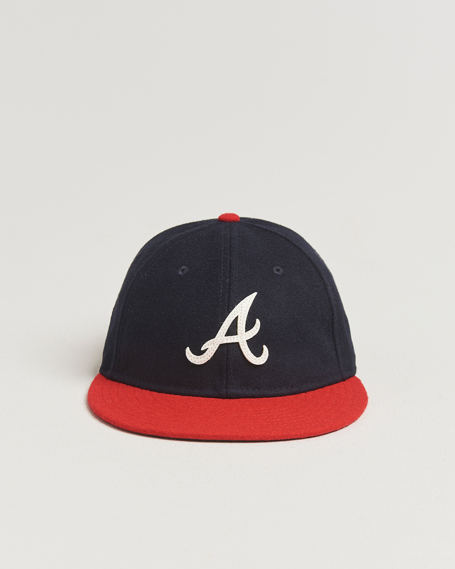 Uomini | Cappelli & Berretti | New Era | Retro Crown 9Fifty Melton Wool Cap Atlanta Braves